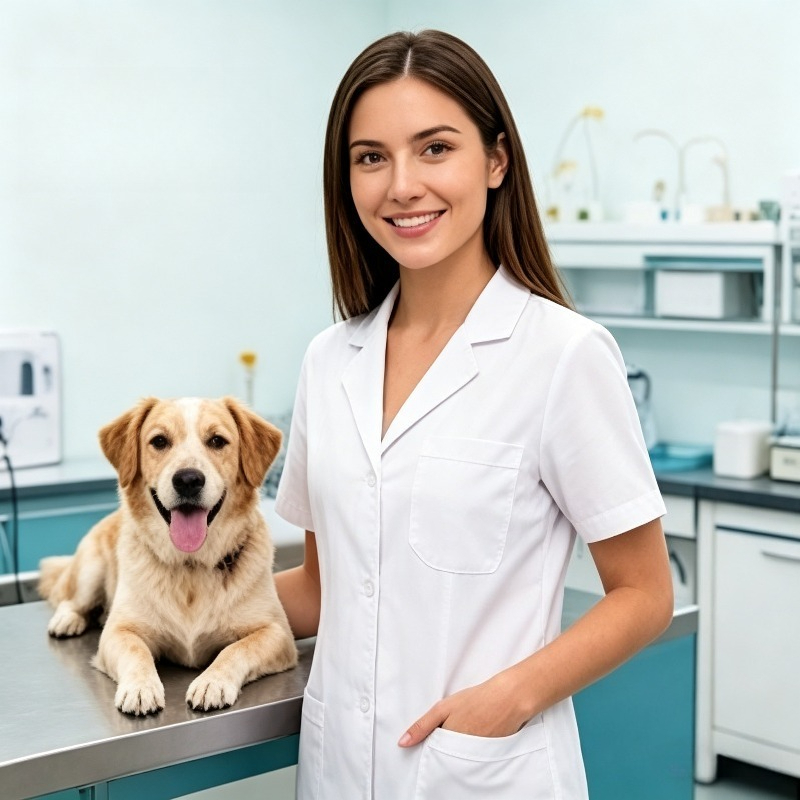 Medical Lab Coat - White Coats, Doctor's Work Clothes, Men's