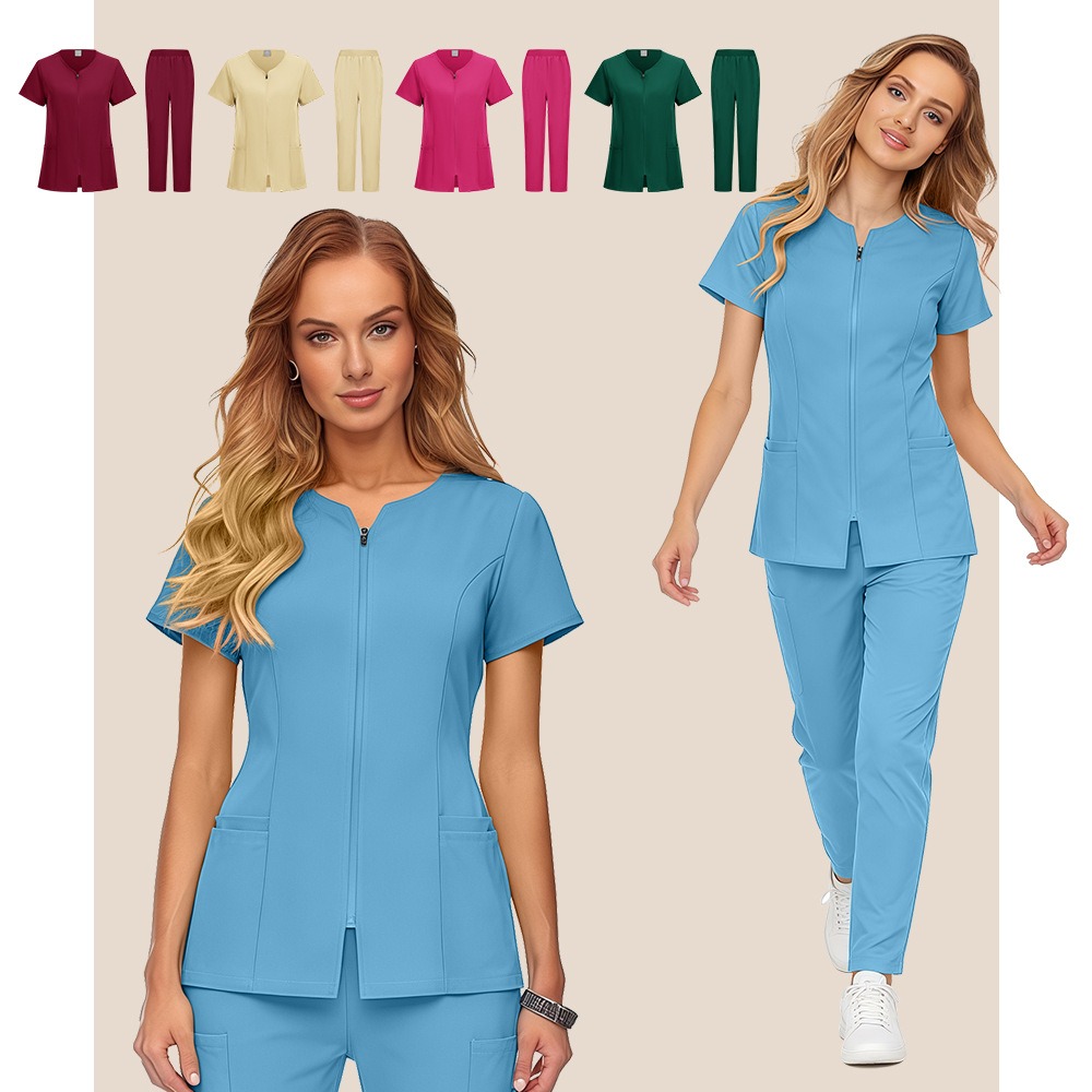 Medical Lab Coat - Wholesale Medical Scrub Set Spandex Stretch