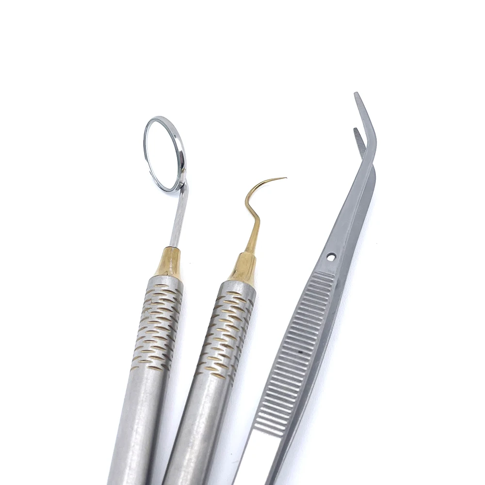5set Dentist Tools Set Stainle - Dental Mirror Probe ulasan dan harga