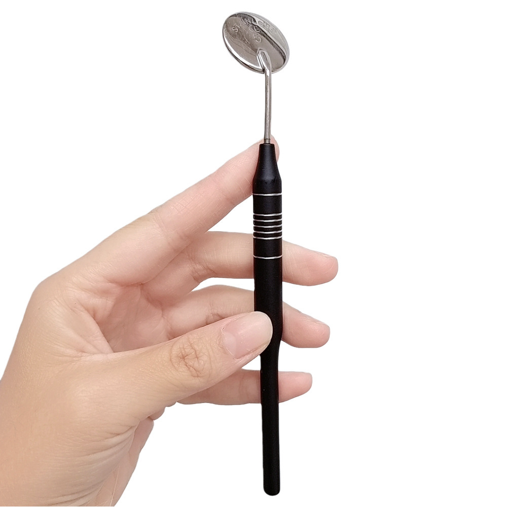 Dental Black & Gold 3Pcs Stain - Dental Mirror Probe ulasan dan harga