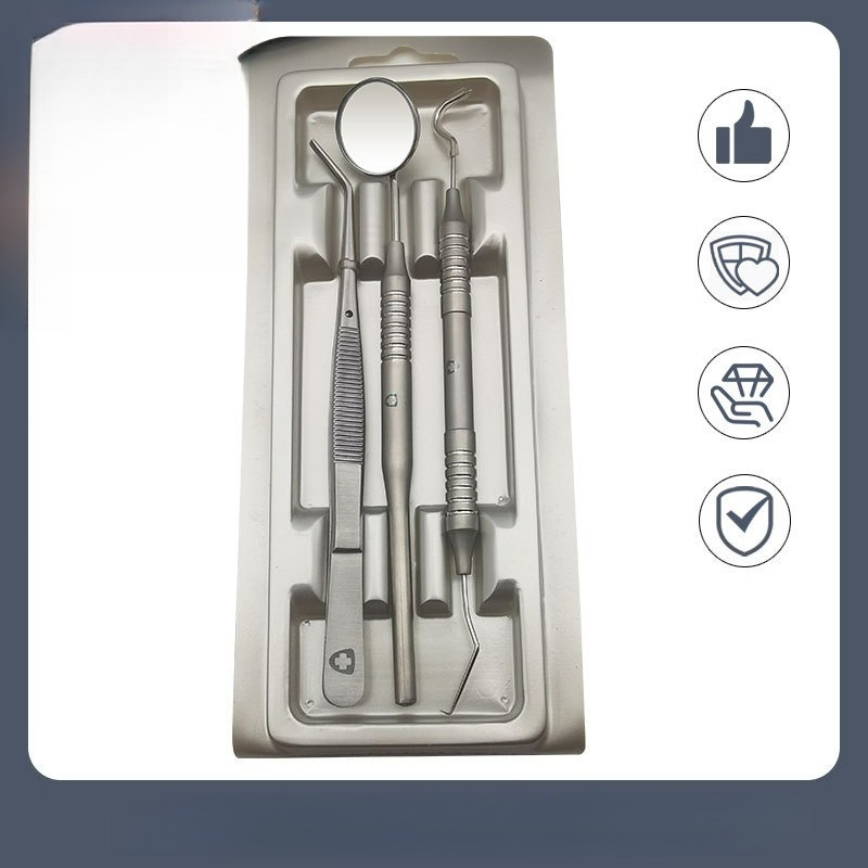 1 Set Dental Tools  Titanium H - Dental Mirror Probe ulasan dan harga
