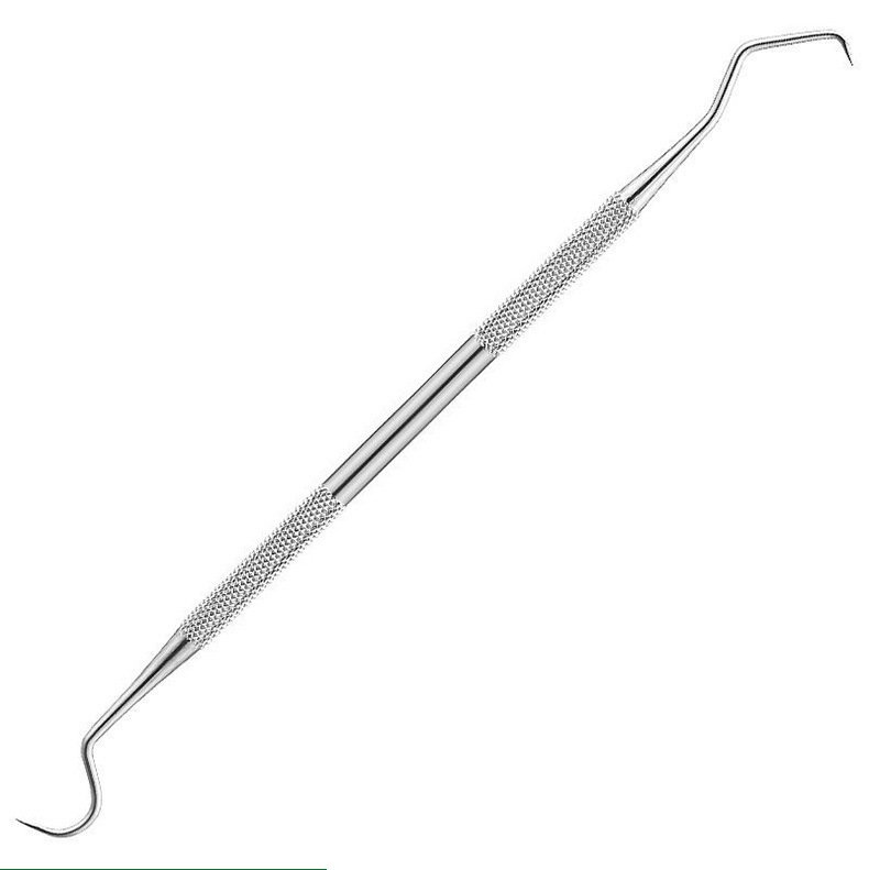 1PCS Stainless Steel Dentist C - Dental Mirror Probe ulasan dan harga