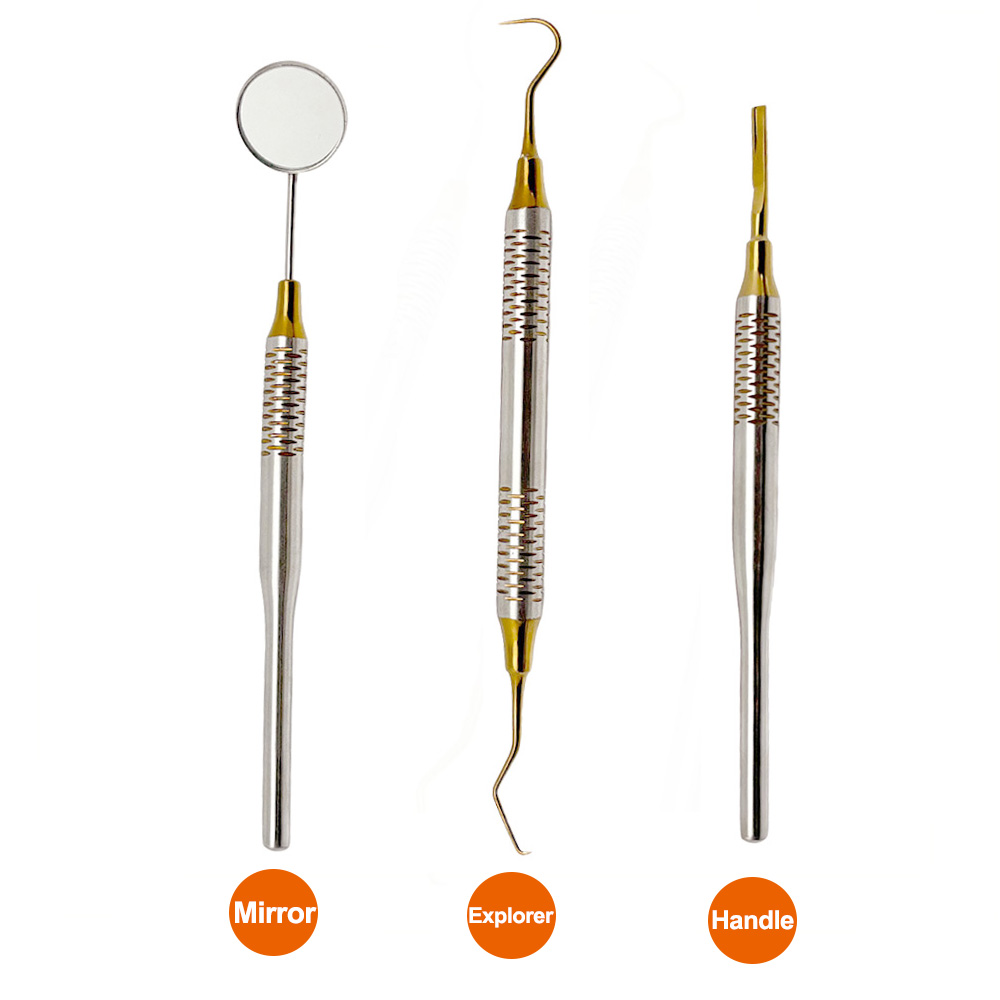 1Pcs Dentist Teeth Cleaning To - Dental Mirror Probe ulasan dan harga