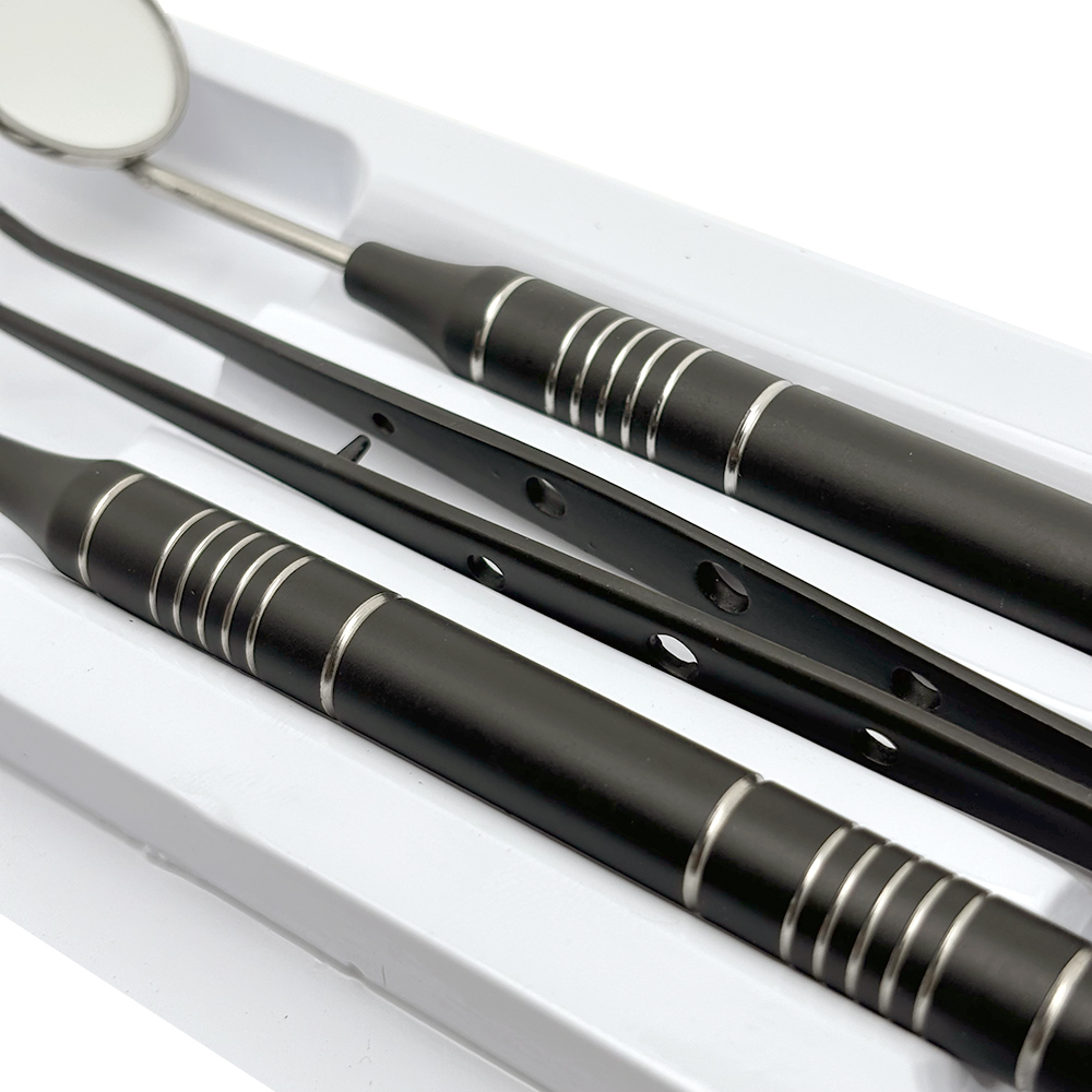 3Pcs/set Dental Mirror kit Mou - Dental Mirror Probe ulasan dan harga