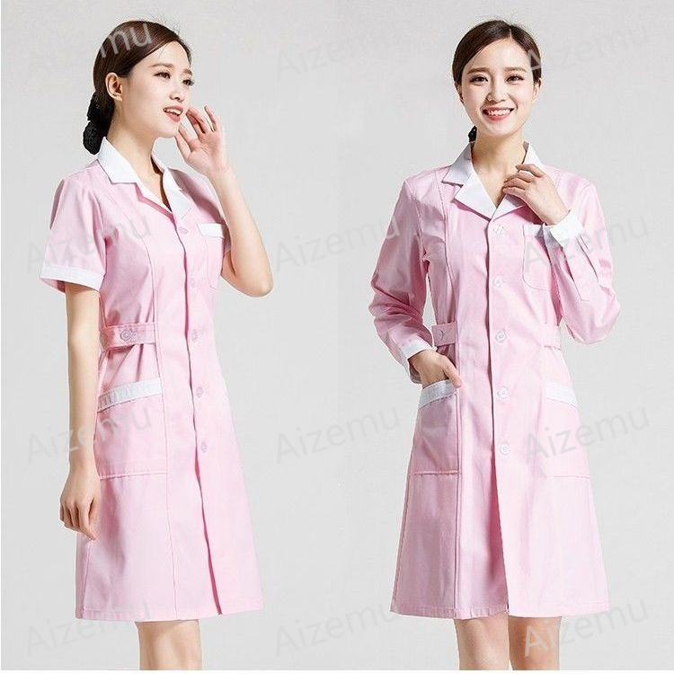 Unisex Short Sleeve Beauty Sal - Medical Lab Coat ulasan dan harga