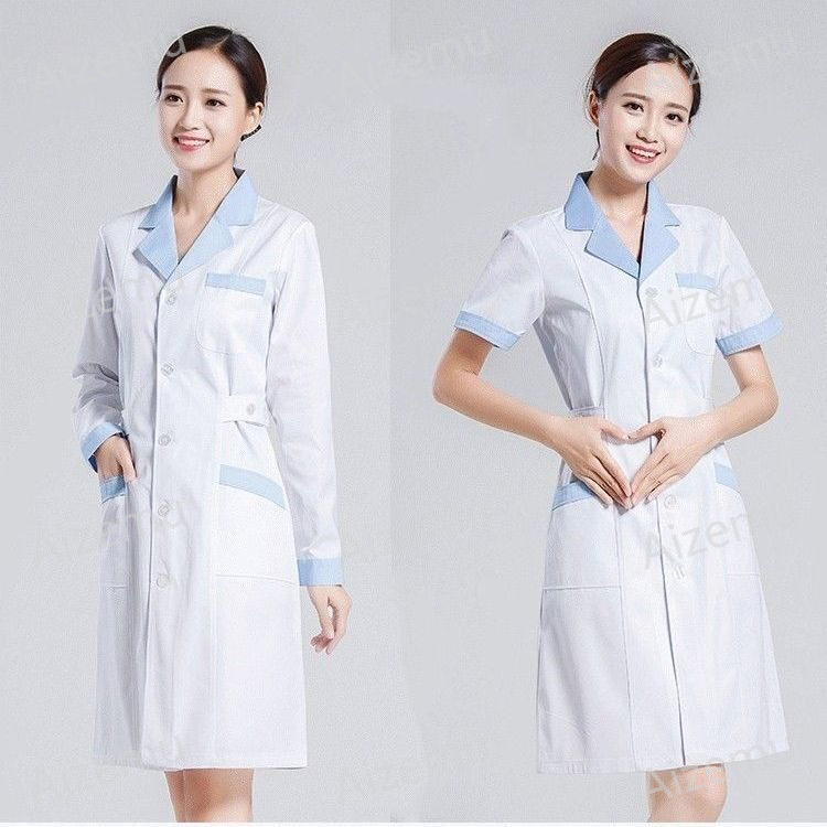 Unisex Short Sleeve Beauty Sal - Medical Lab Coat ulasan dan harga