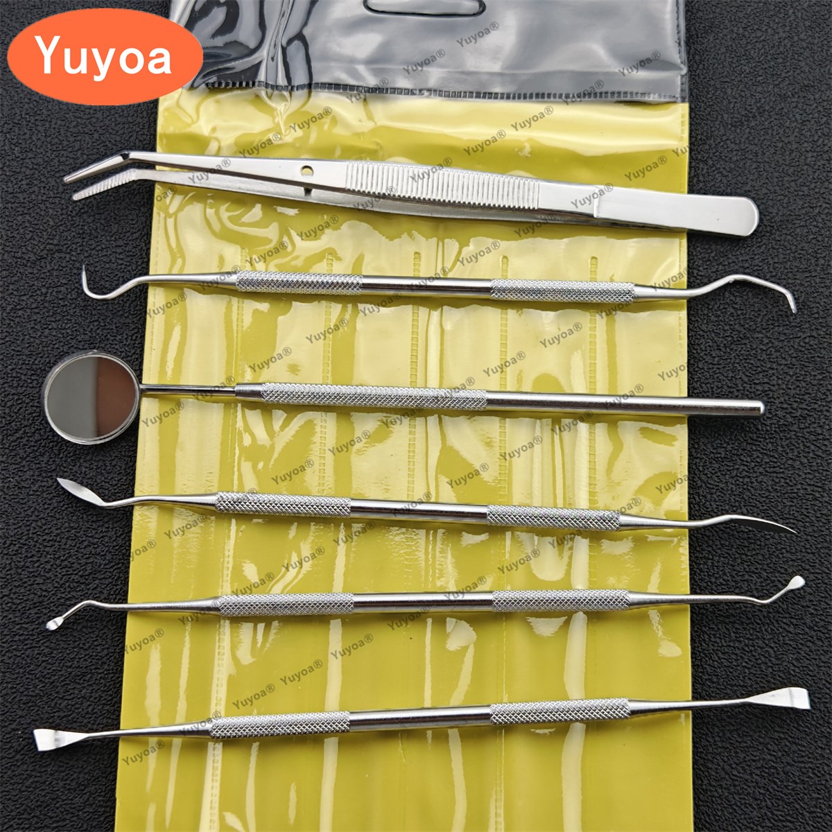 5 x 6pcs/kit Dental Tools Mout - Dental Mirror Probe ulasan dan harga