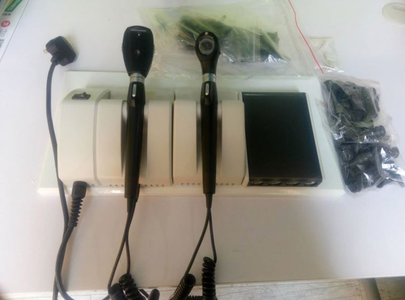 2025 ENT Diagnostic Kit Wall M - Otoscope Ophthalmoscope Set ulasan dan harga