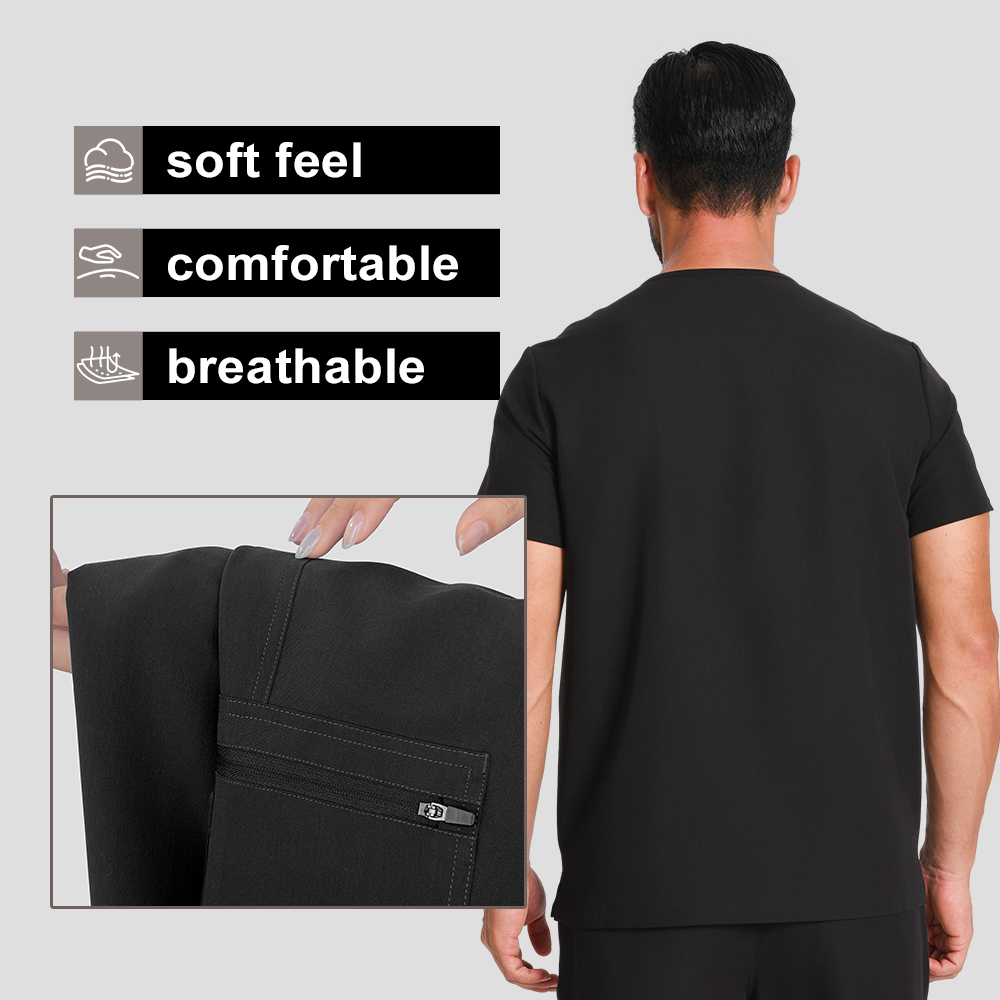 KUNGFU SCRUBS Nurse Uniform Me - Medical Lab Coat ulasan dan harga