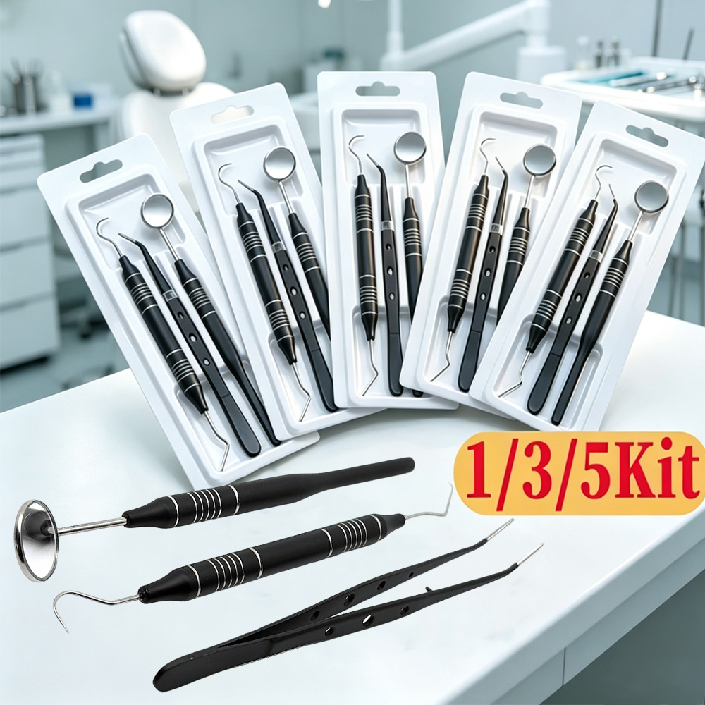 3Set/5Set Dental Care Instrume - Dental Mirror Probe ulasan dan harga