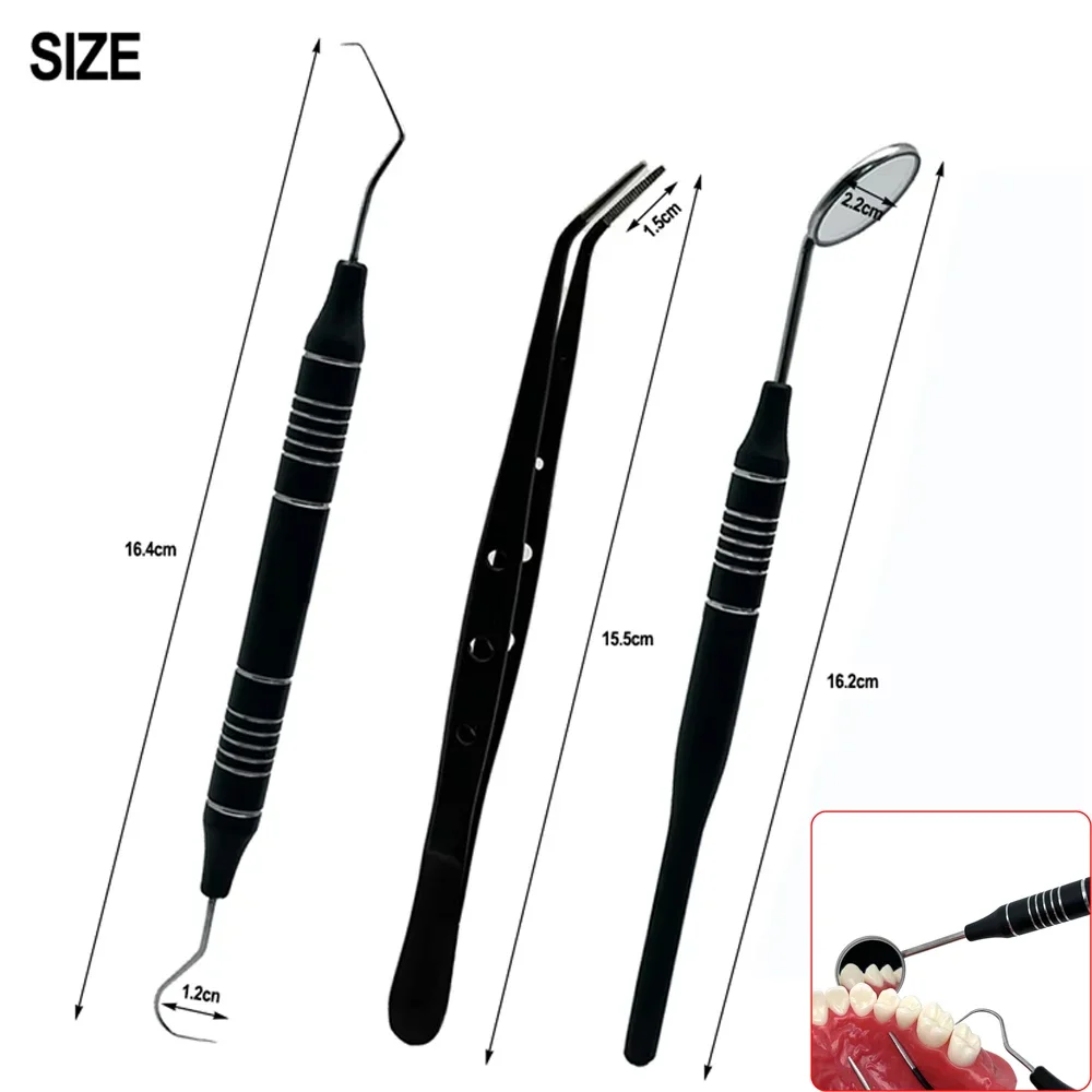 3Set/5Set Dental Care Instrume - Dental Mirror Probe ulasan dan harga